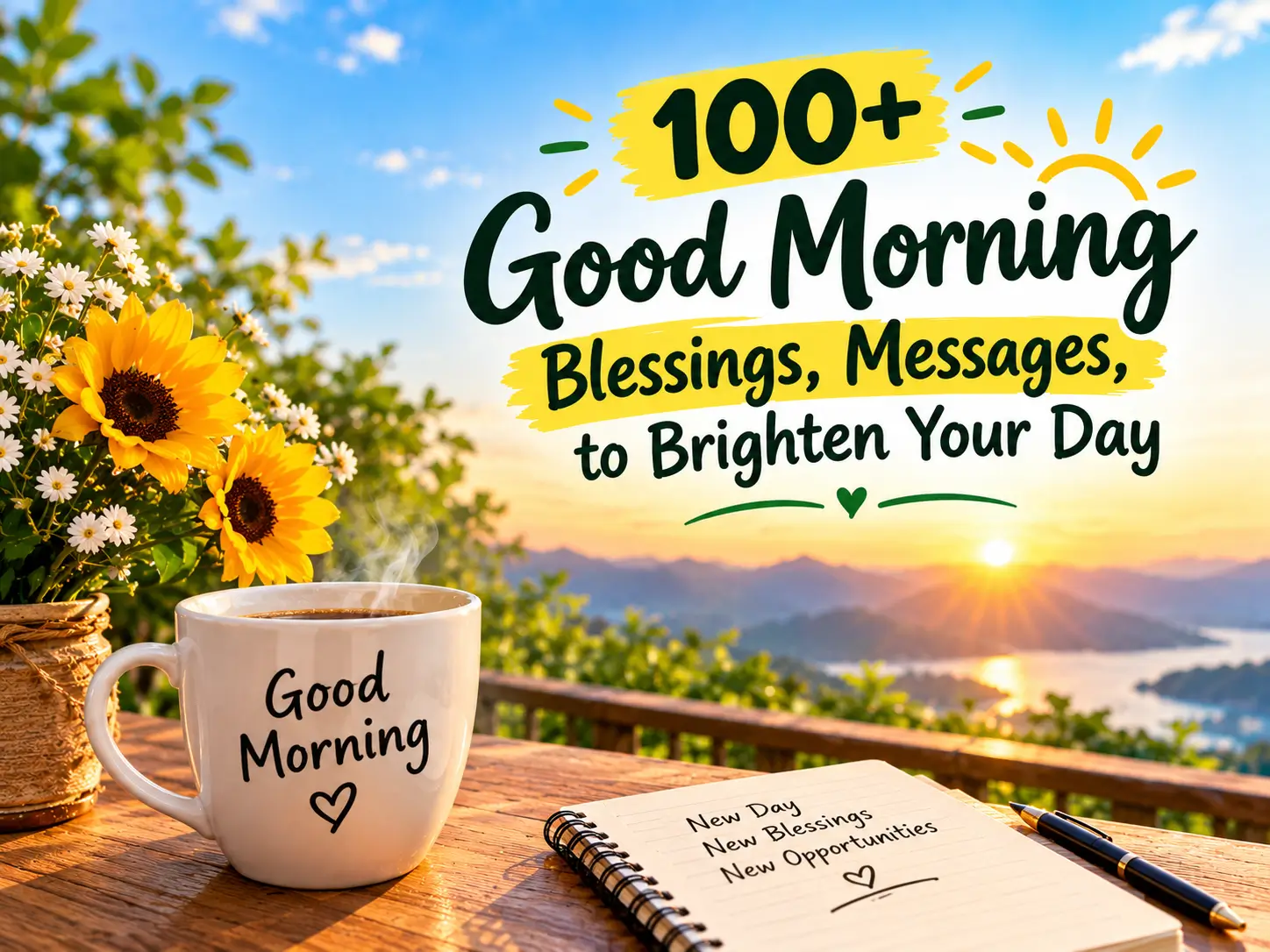 100+ Good Morning Blessings, Messages, to Brighten Your Day