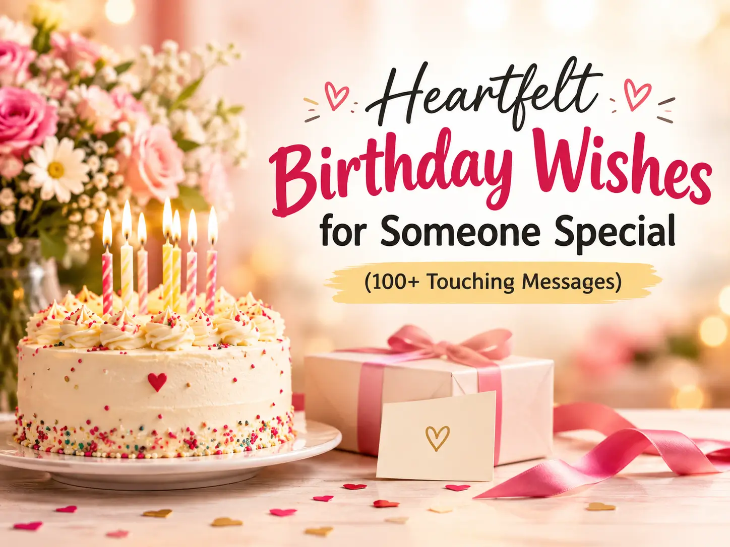 Heartfelt Birthday Wishes for Someone Special (100+ Touching Messages)