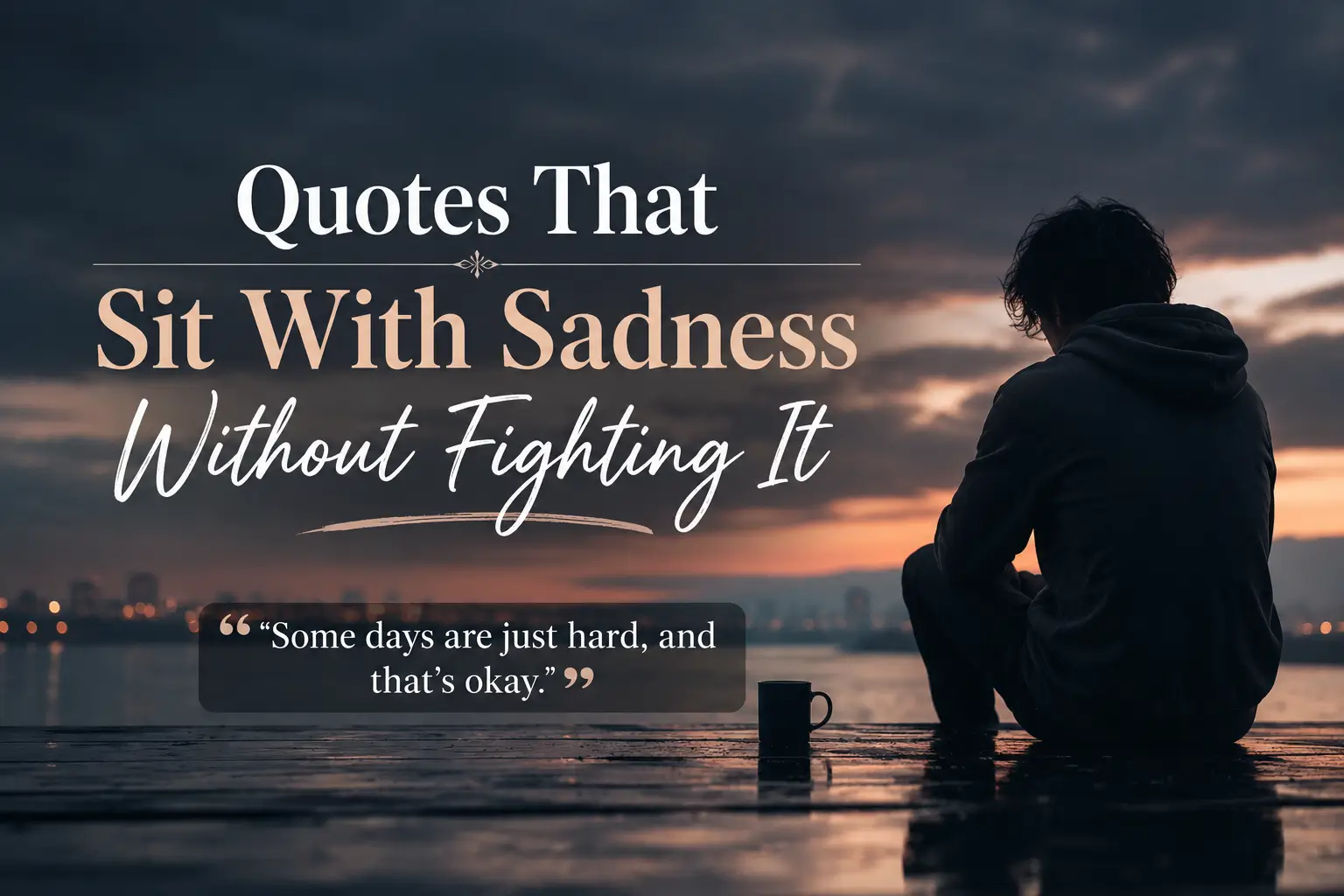 Quotes That Sit With Sadness Without Fighting It