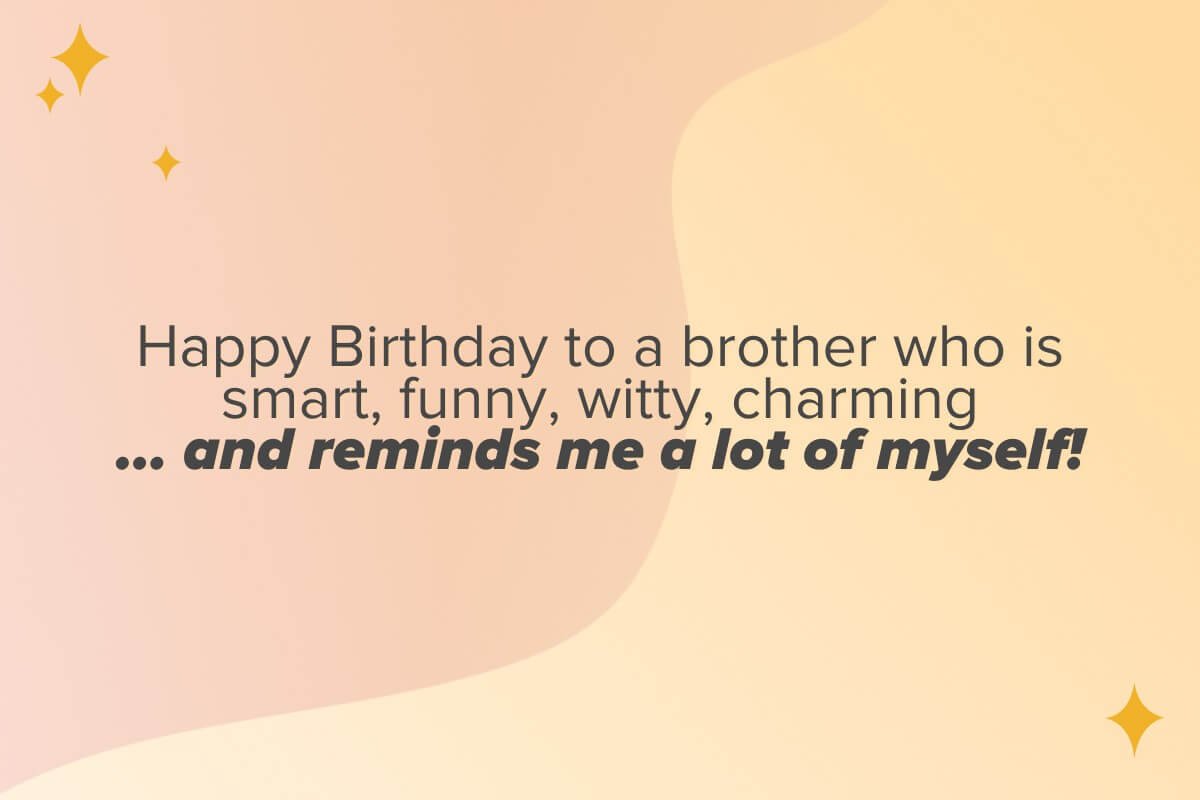 Sweet and Simple Birthday Wishes for Big Brother