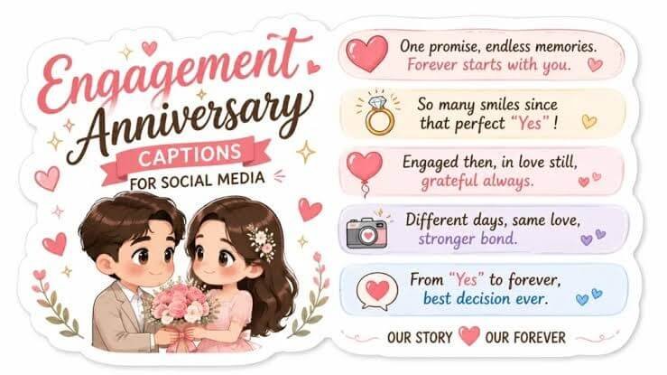 Anniversary Captions for Social Media