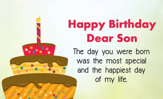 Birthday Wishes for Son from Mom