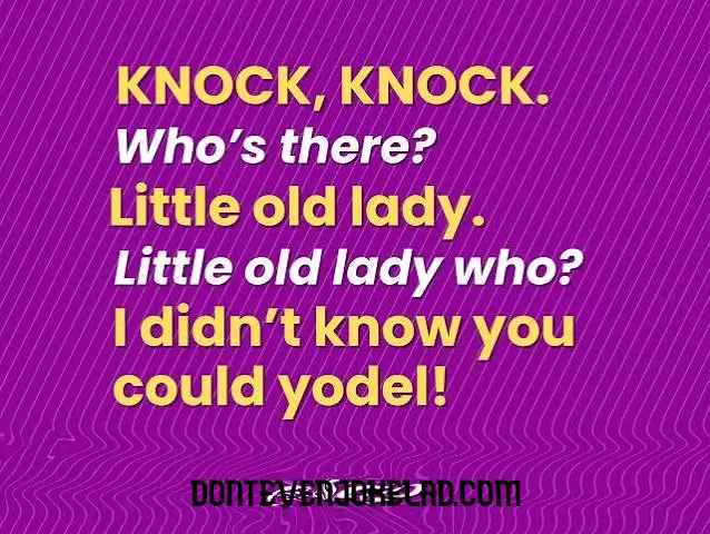 Classic-Style Knock Knock Jokes