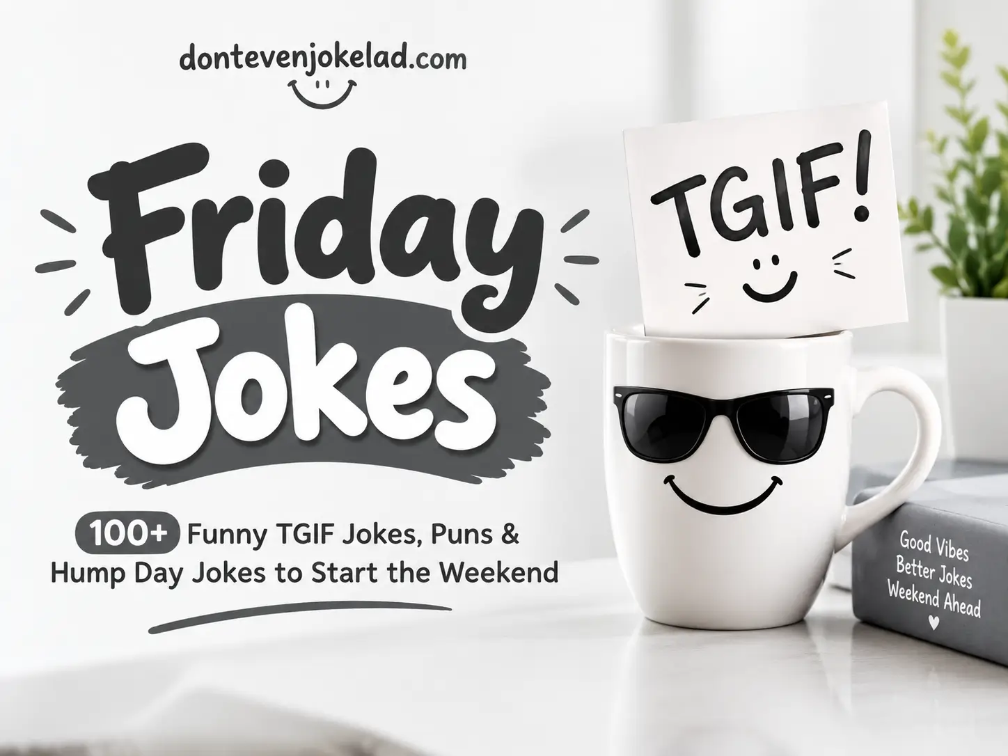 Friday Jokes: 100+ Funny TGIF Jokes, Puns & Hump Day Jokes to Start the Weekend