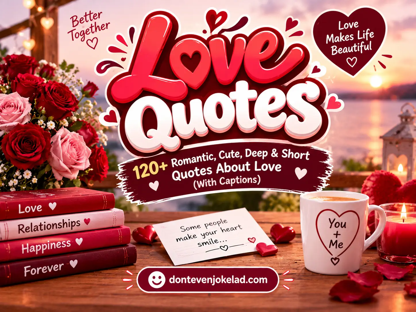 Love Quotes 120+ Romantic, Cute & Short Quotes About Love