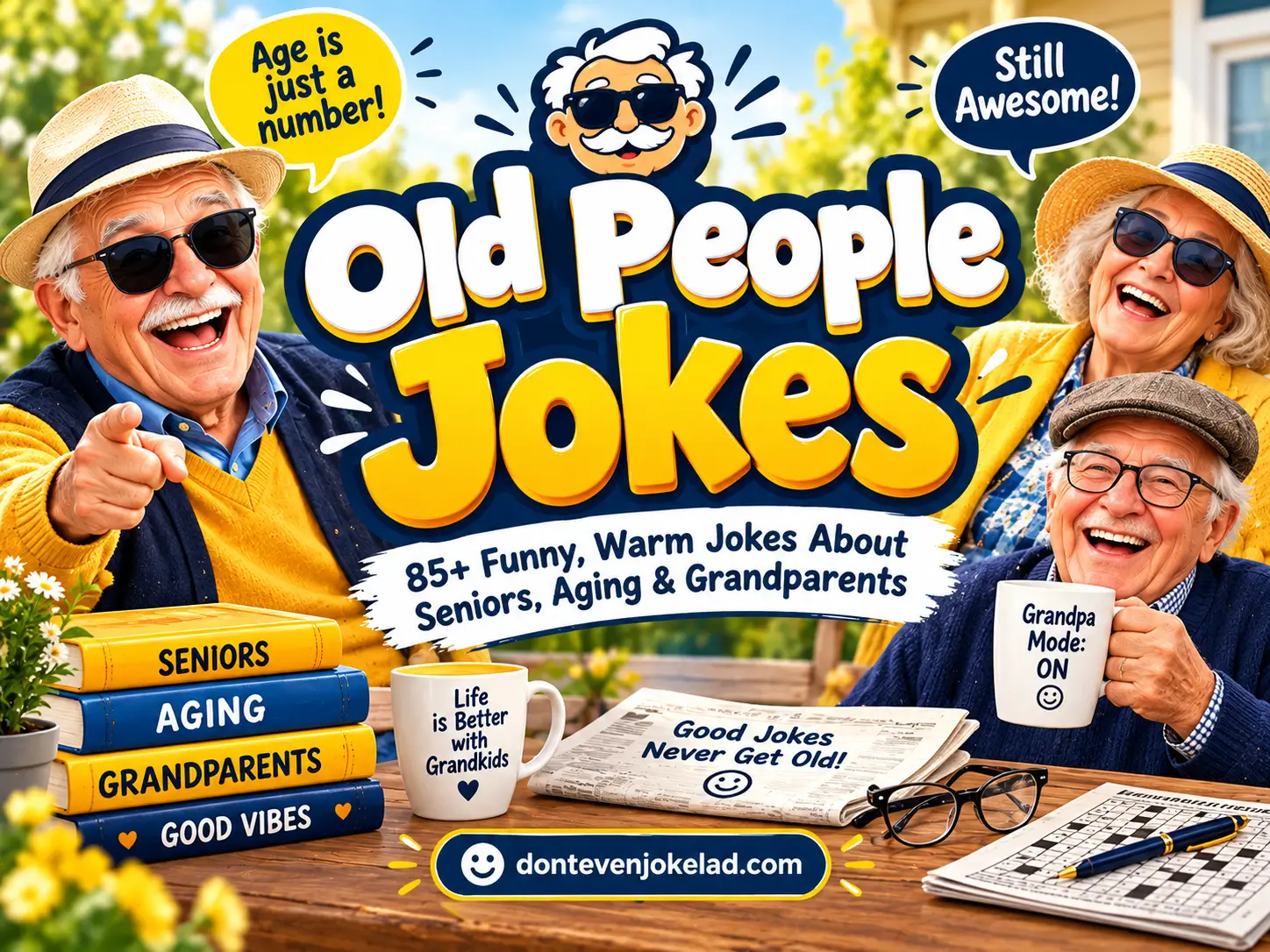 Old People Jokes 85+ Jokes About Seniors, Aging & Grandpas
