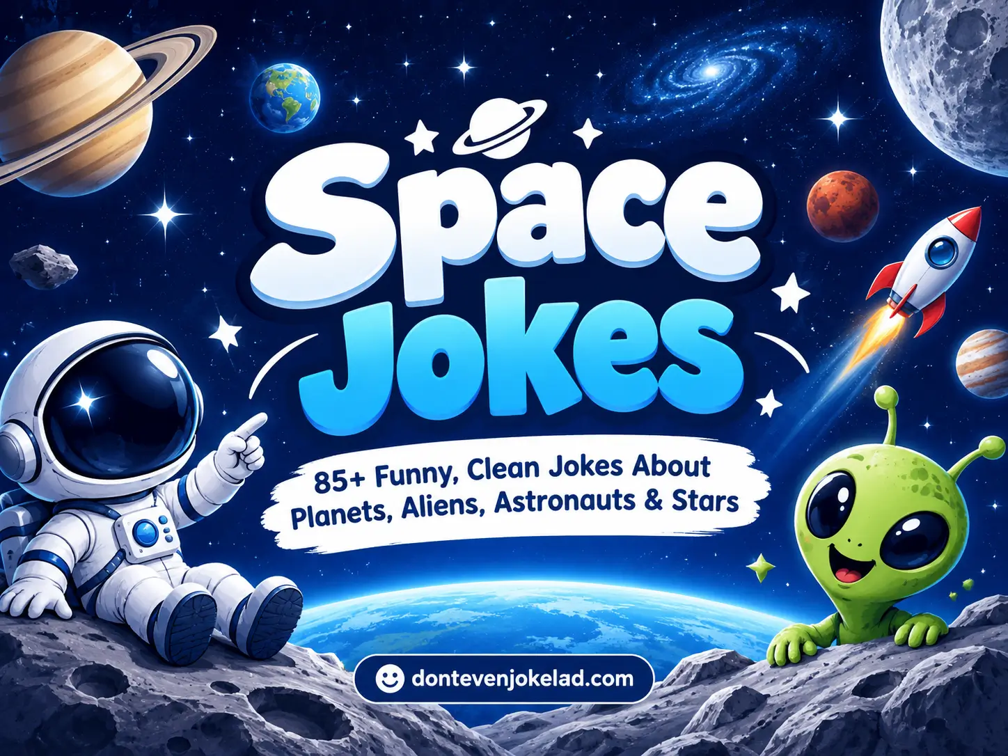 Space Jokes: 85+ Funny, Clean Jokes About Planets, Aliens, Astronauts & Stars