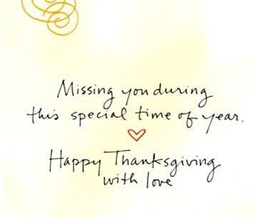 Thanksgiving Wishes for Someone Far Away