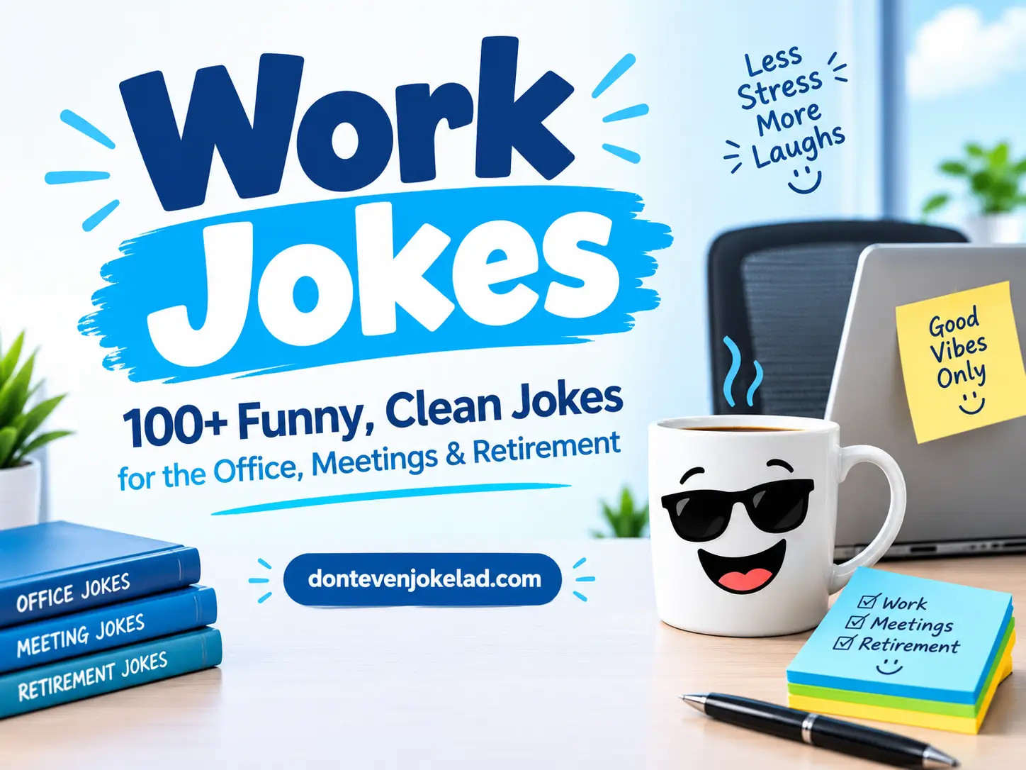 Work Jokes: 100+ Funny, Clean Jokes for the Office, Meetings & Retirement